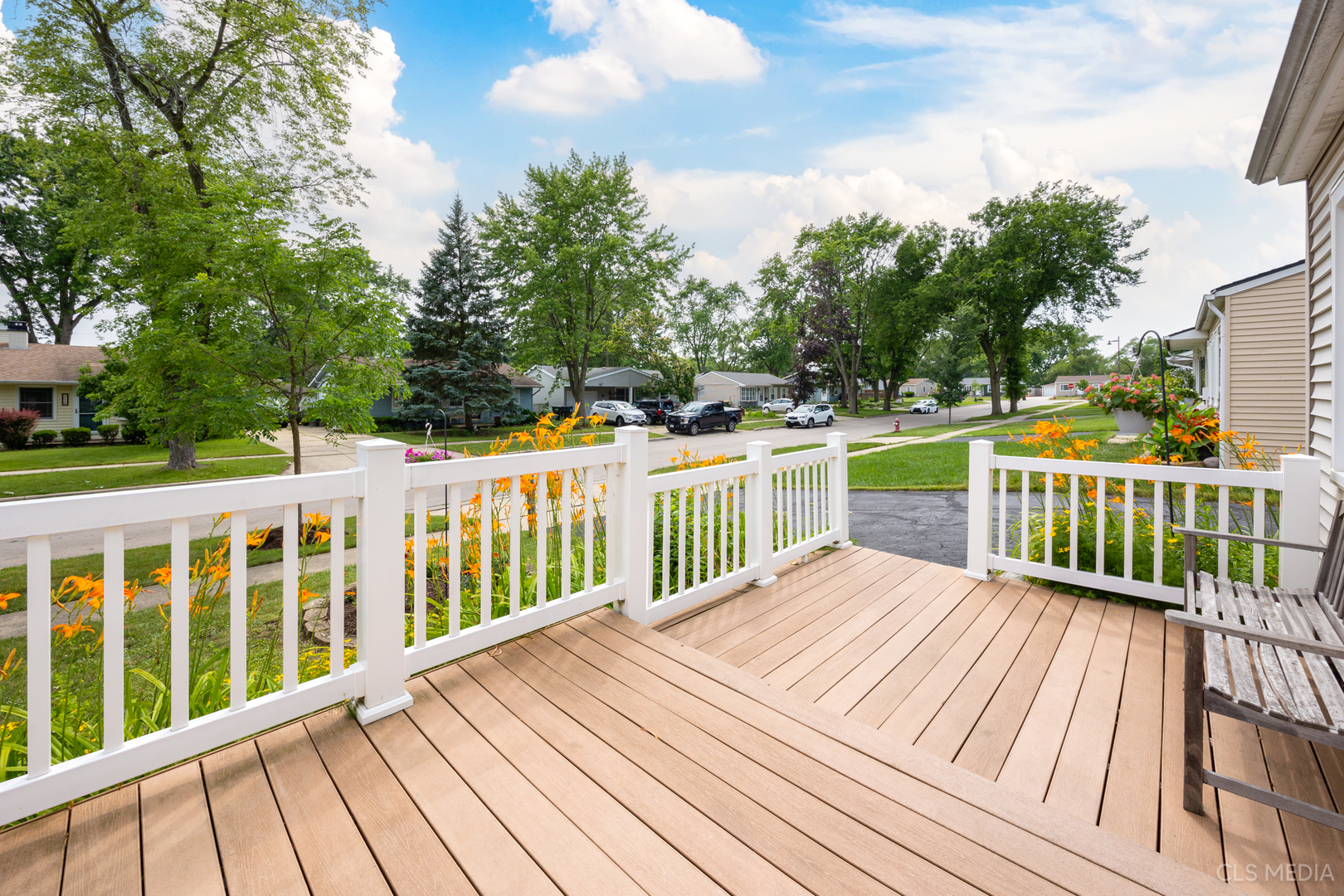 110 Cedar Circle Streamwood, IL 60107 - Photo 2 of 28 a view of a wooden deck
