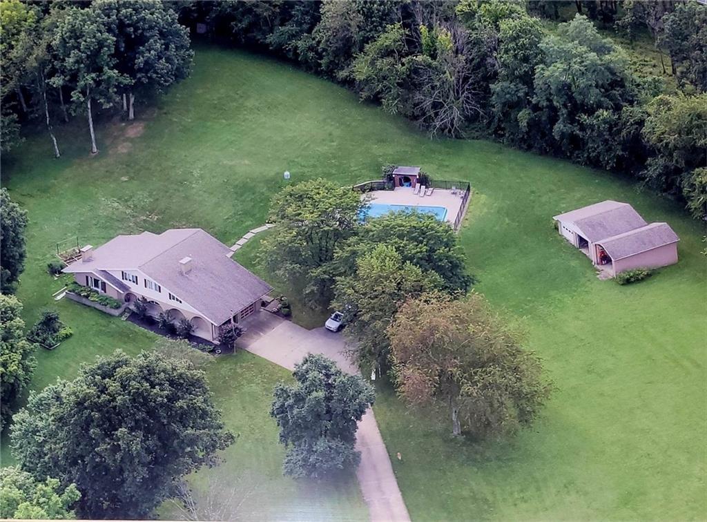 1855 Alamae Lakes Road Washington, PA 15301 - Photo 20 of 21 an aerial view of a house with a yard