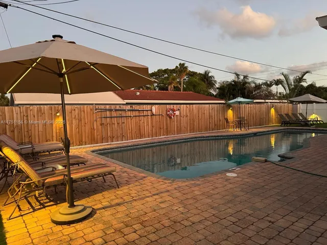 a view of a roof deck