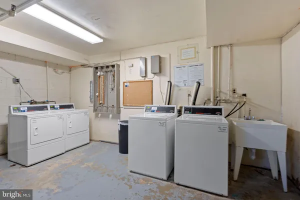 a room with storage and utility