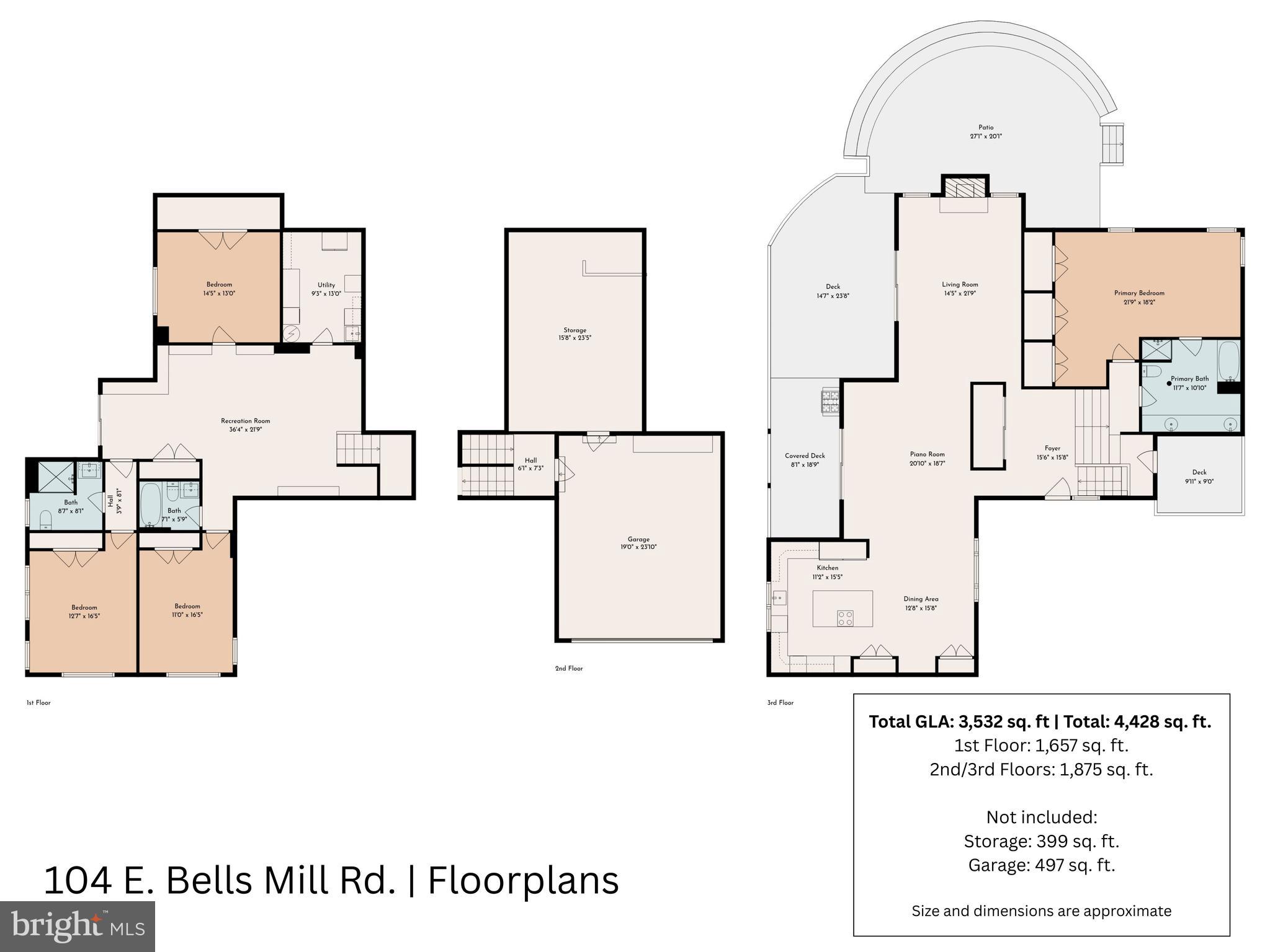 104 East Bells Mill Road Philadelphia, PA 19118 - Photo 40 of 40 104 E. Bells Mill Rd. Floorplans