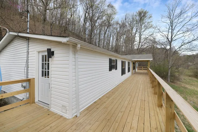 a view of a house with a roof deck