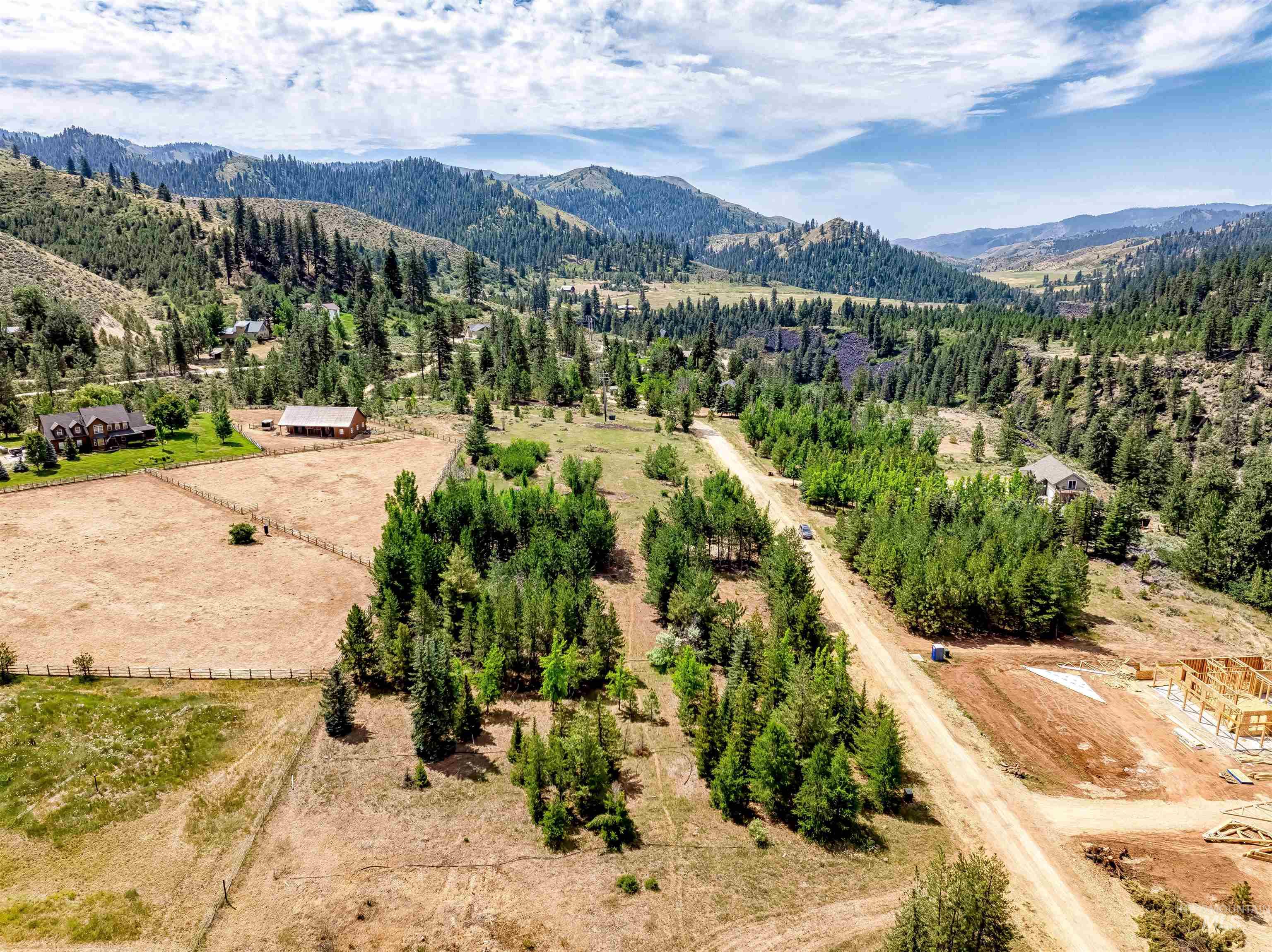 Lot 16 Corral Flat Boise, ID 83716 - Photo 11 of 17 Drone / aerial view of a mountain backdrop