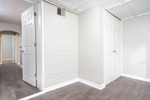 a view of an empty room