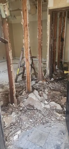 a view of a backyard of a house