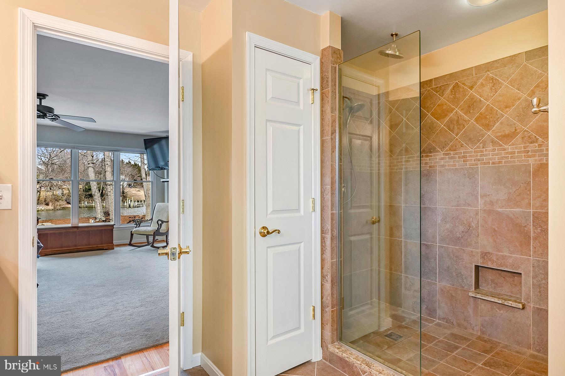 3922 Cove Road Edgewater, MD 21037 - Photo 27 of 47 Oversized shower and heated floor