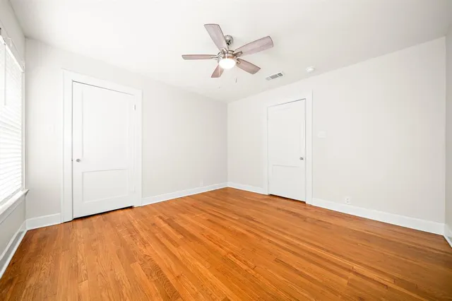 a view of hallway with shower