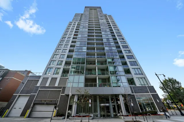 a front view of a building