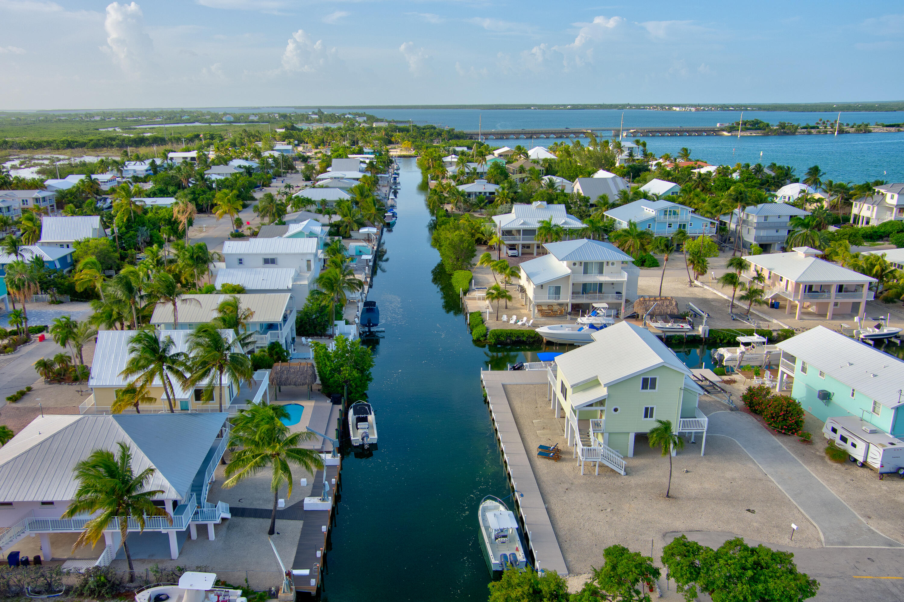 28537 John Silver Road Summerland Key, FL 33042 - Photo 38 of 45 Aerial canal