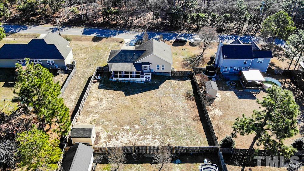 1652 Tingen Road Lillington, NC 27546 - Photo 26 of 30 an aerial view of a house with outdoor space