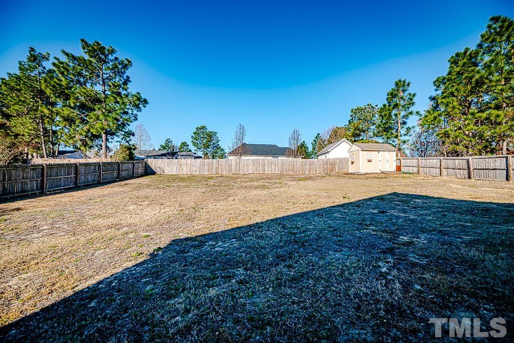 1652 Tingen Road Lillington, NC 27546 - Photo 30 of 30 a view of a yard with an outdoor space