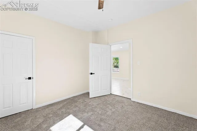 a view of an empty room