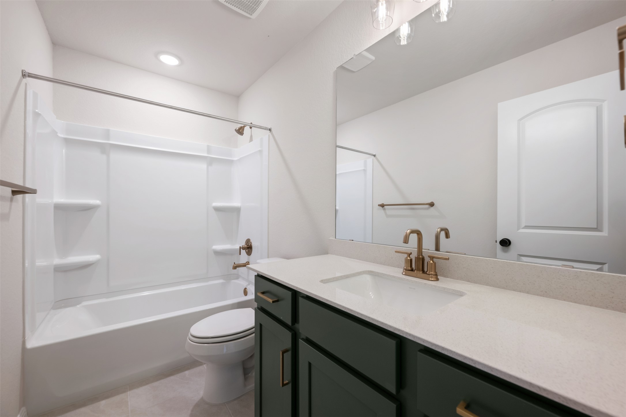 1832 Fannie Road Georgetown, TX 78633 - Photo 38 of 40 a bathroom with a sink a toilet and shower