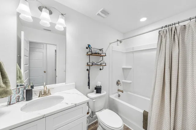 a view of a yard with an outdoor space