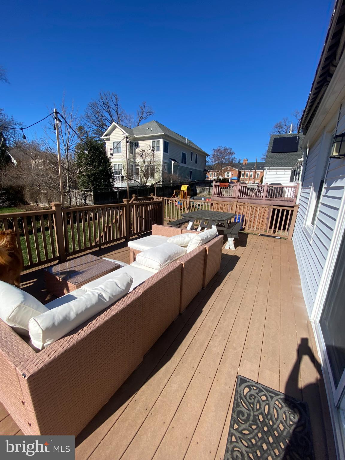 1406 North Glebe Road Arlington, VA 22207 - Photo 17 of 20 Sunny deck with inviting outdoor space.