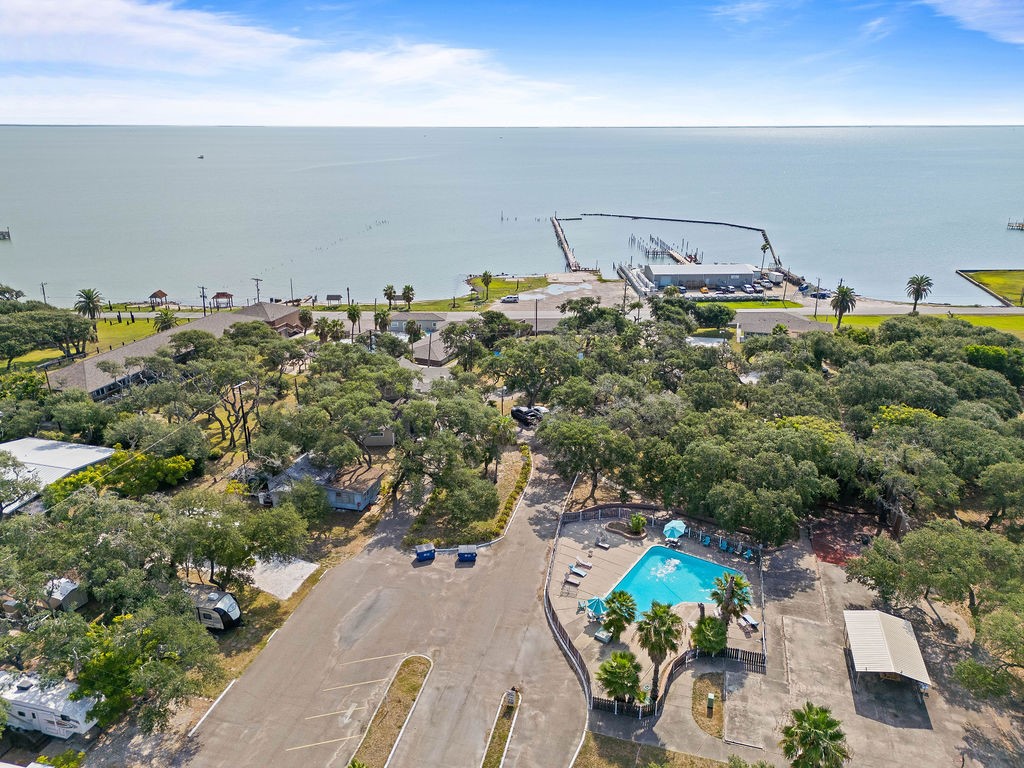 919 North Fulton Beach Road, Unit 324 Fulton, TX 78382 - Photo 21 of 21 an aerial view of a house with a yard