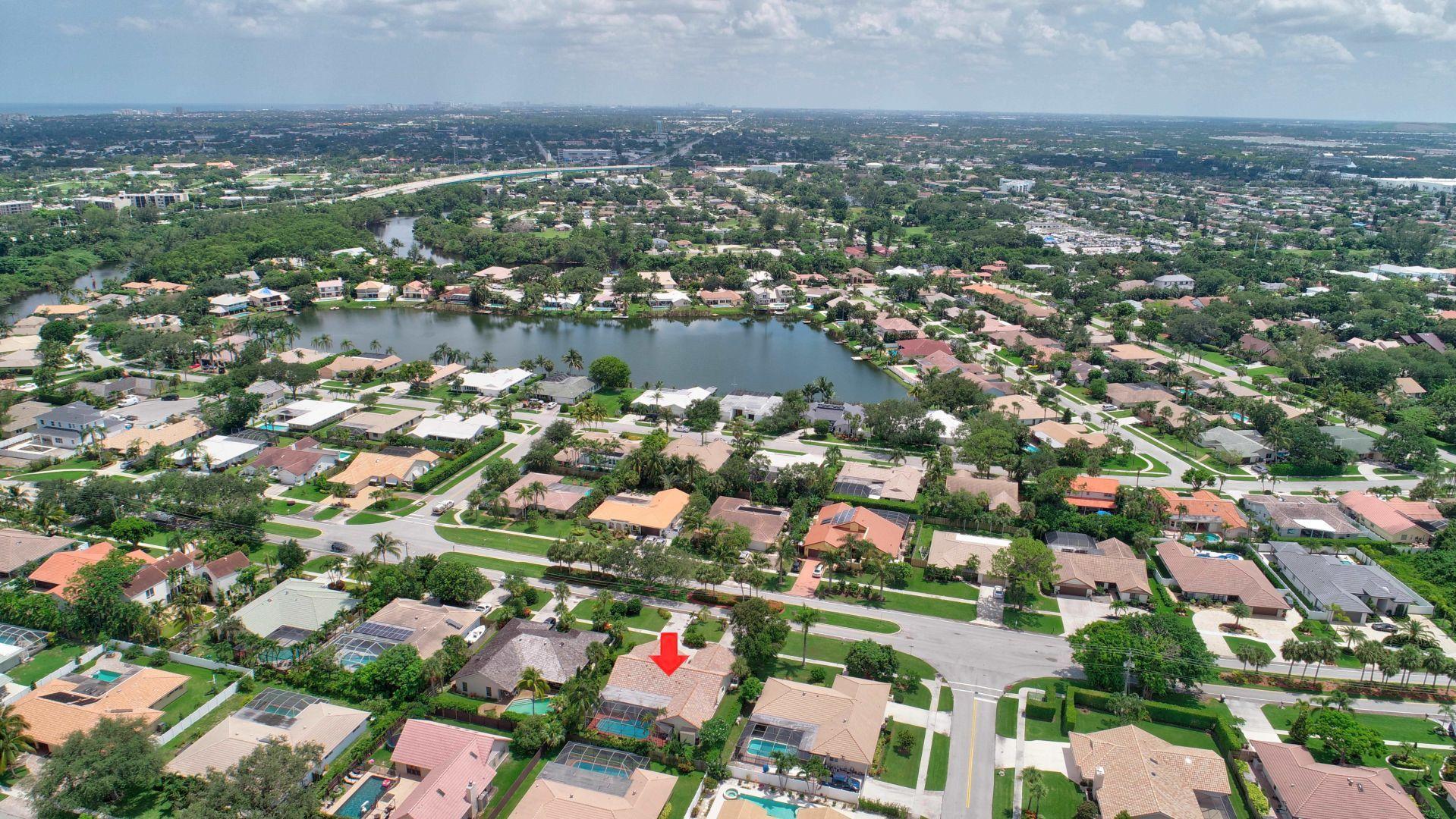 681 Southwest 18th Street Boca Raton, FL 33486 - Photo 36 of 37 View to Camino Lake