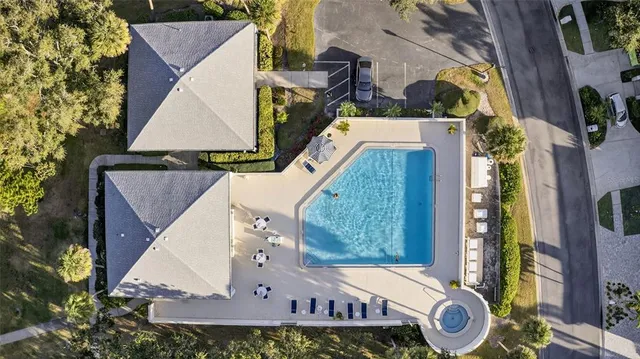 a view of a hallway with wooden floor and a potted plant
