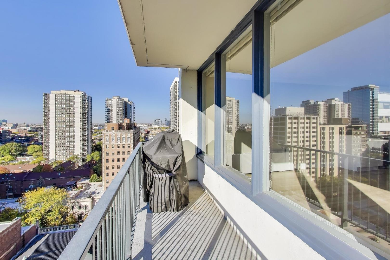 1400 North State Parkway, Unit 18A Chicago, IL 60610 - Photo 4 of 31 a view of balcony with furniture