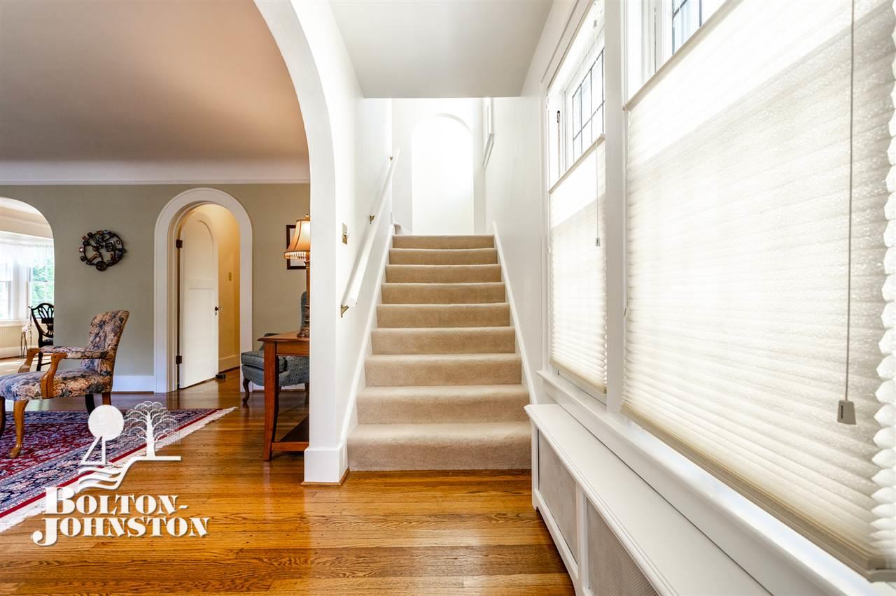 627 Lincoln Road Grosse Pointe, MI 48230 - Photo 19 of 60 Front Entrance Foyer with hardwood floors and stairs leading to second floor.