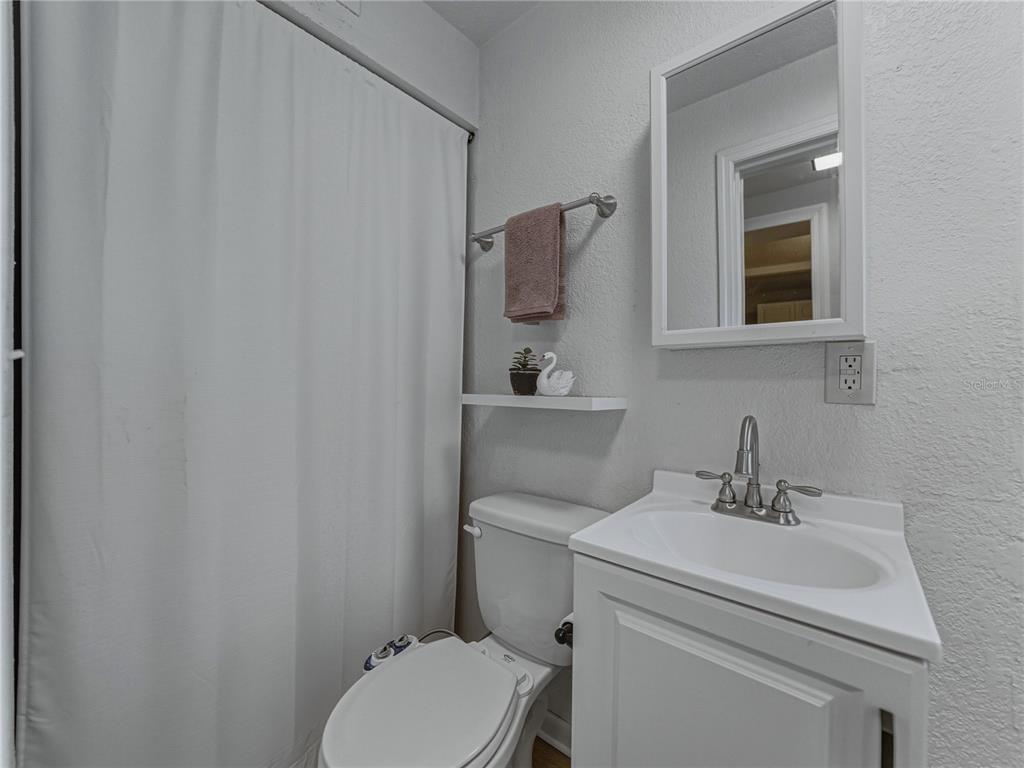 228 Azalea Street Lakeland, FL 33803 - Photo 36 of 80 a bathroom with a toilet sink vanity and mirror