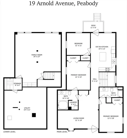 $675,000 | 19 Arnold Avenue, Peabody, MA 01960