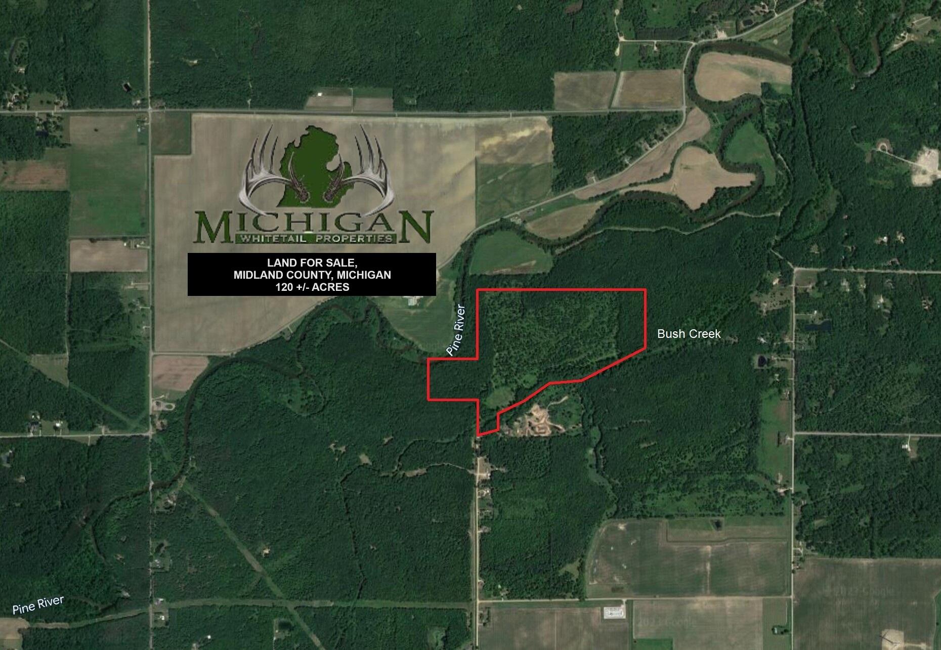 3800 South Castor Road Breckenridge, MI 48615 - Photo 34 of 34 Midland County AerialV2