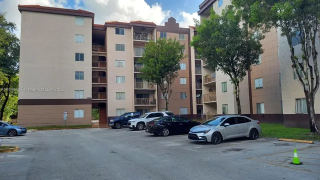 a car parked in front of a building