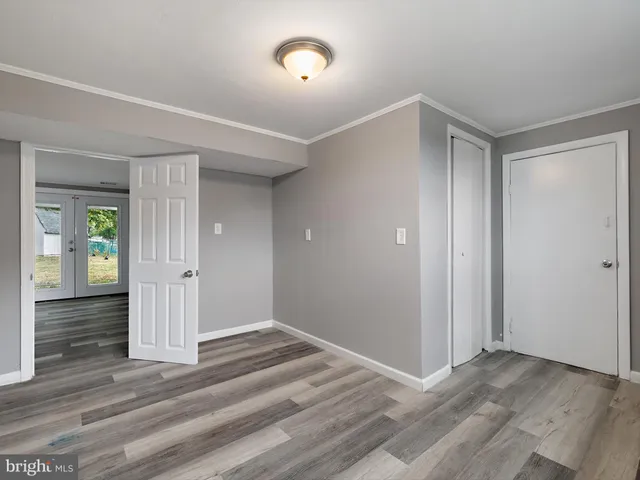 a view of an empty room