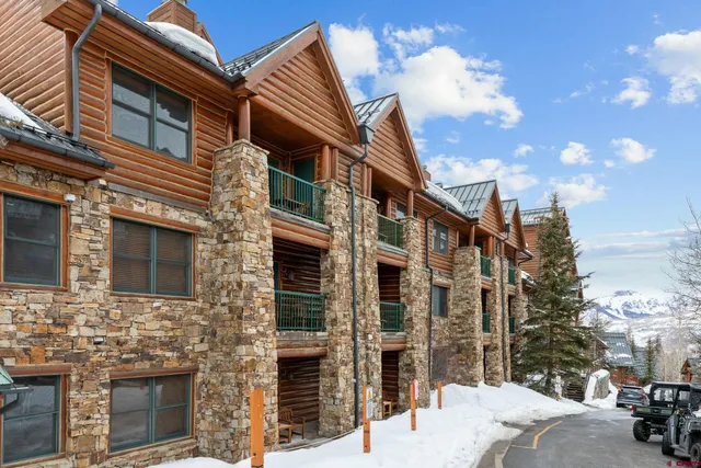 a view of a building with a street