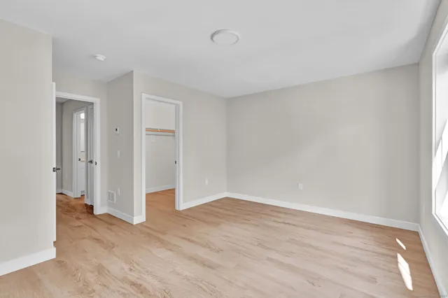 wooden floor in an empty room