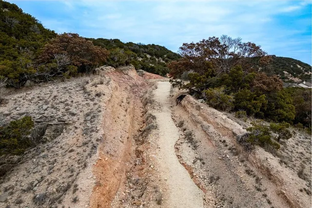 a view of a yard covered with snow