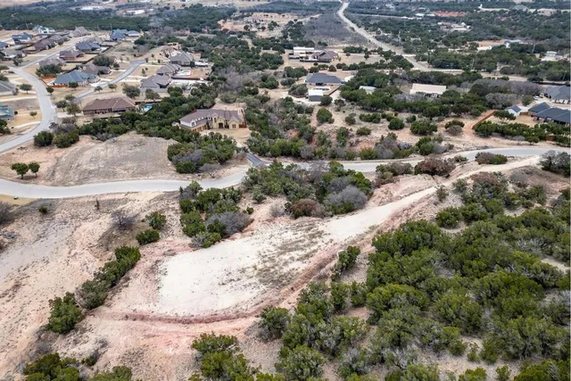 an aerial view of forest