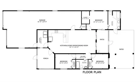 a picture of a floor plan