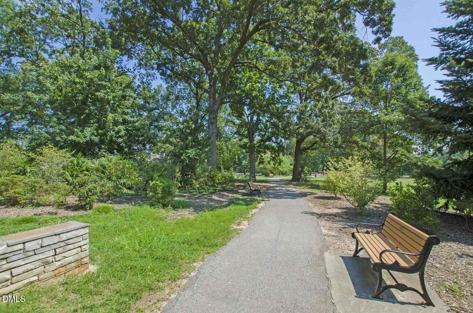 1120 Parkridge Lane, Unit 102 Raleigh, NC 27605 - Photo 44 of 50 a view of backyard with outdoor seating and green space