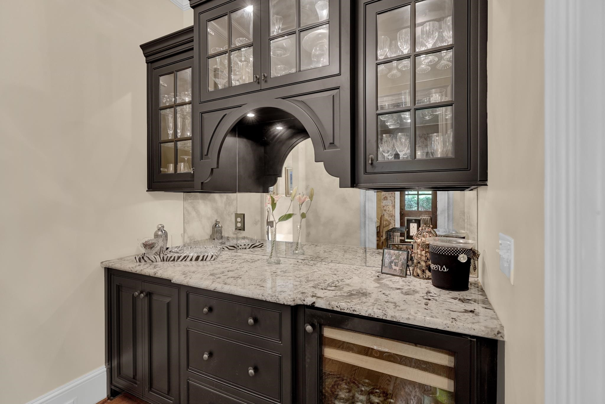 2229 Coley Forest Place Raleigh, NC 27607 - Photo 19 of 45 Fabulous Butlers Pantry with Beverage Fridge Butlers Pantry