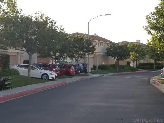 a car parked on the side of the road
