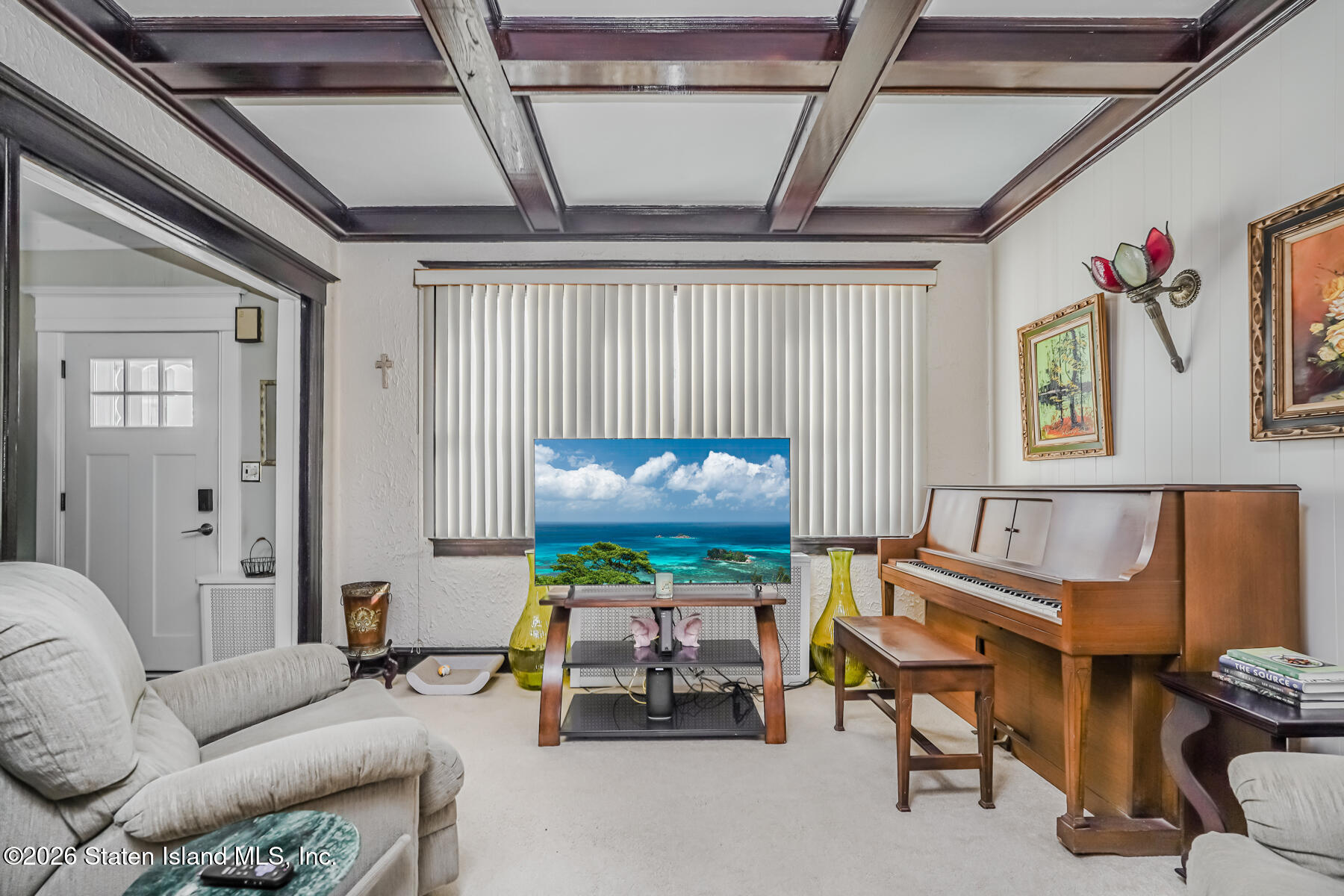3 3rd Street Staten Island, NY 10306 - Photo 7 of 35 a living room with furniture and a flat screen tv