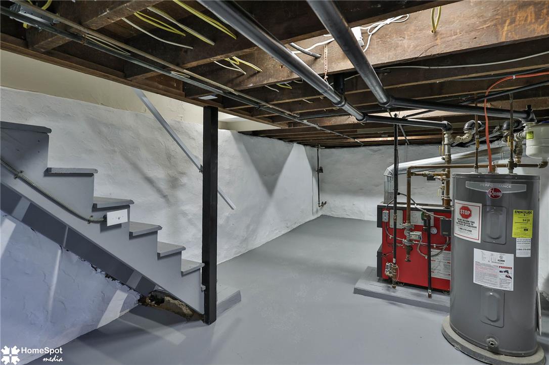 619 Sioux Street Bethlehem, PA 18015 - Photo 42 of 61 Ready for renovation, this unfinished basement presents endless possibilities for custom design.