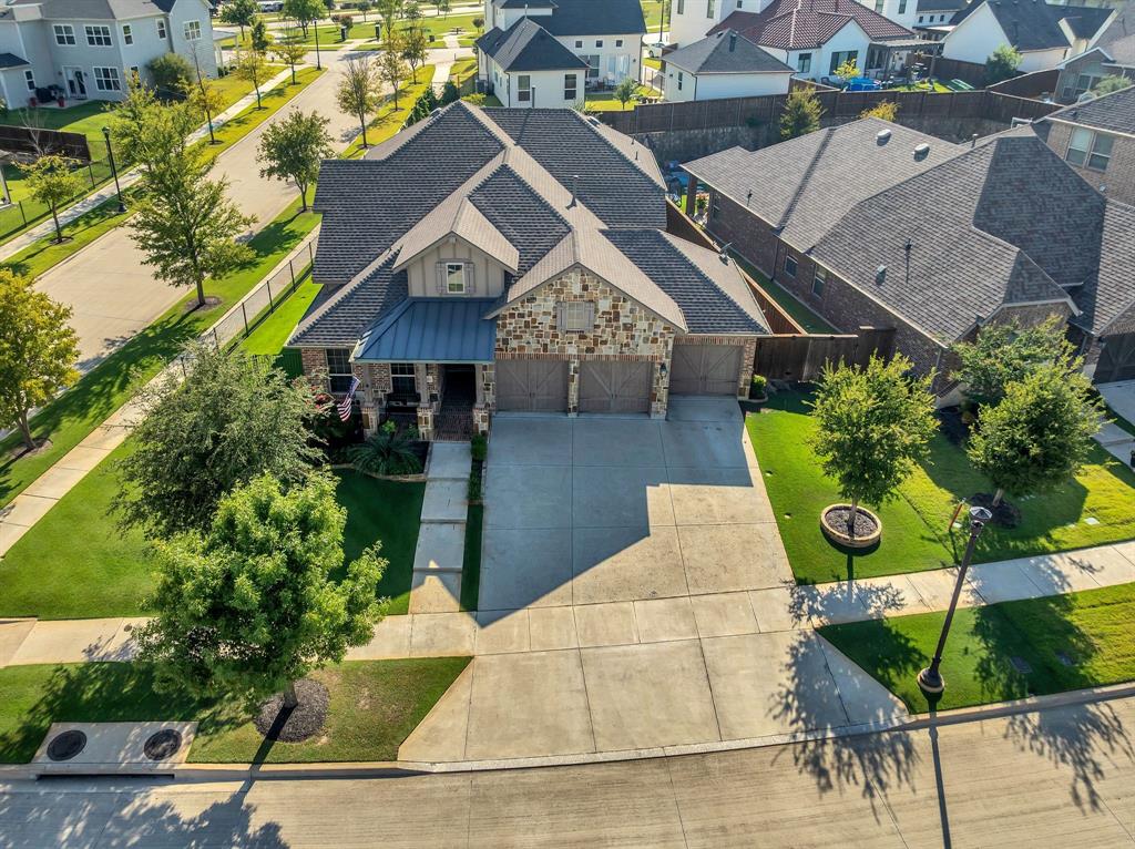 1920 Crescent Street Fort Worth, TX 76008 - Photo 36 of 40 an aerial view of a house with garden