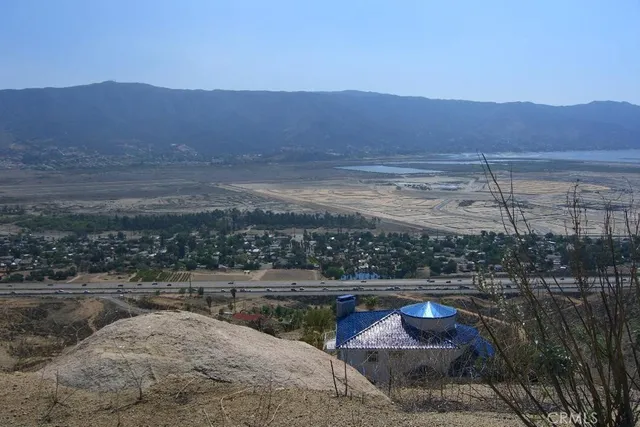 a view of lake and mountain