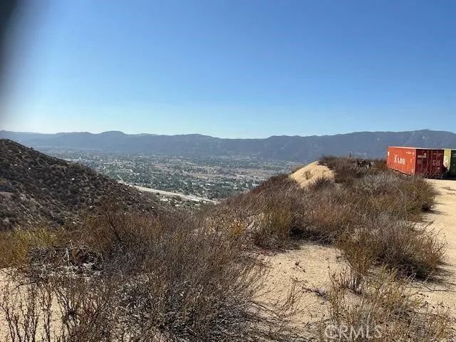 a view of city and mountain