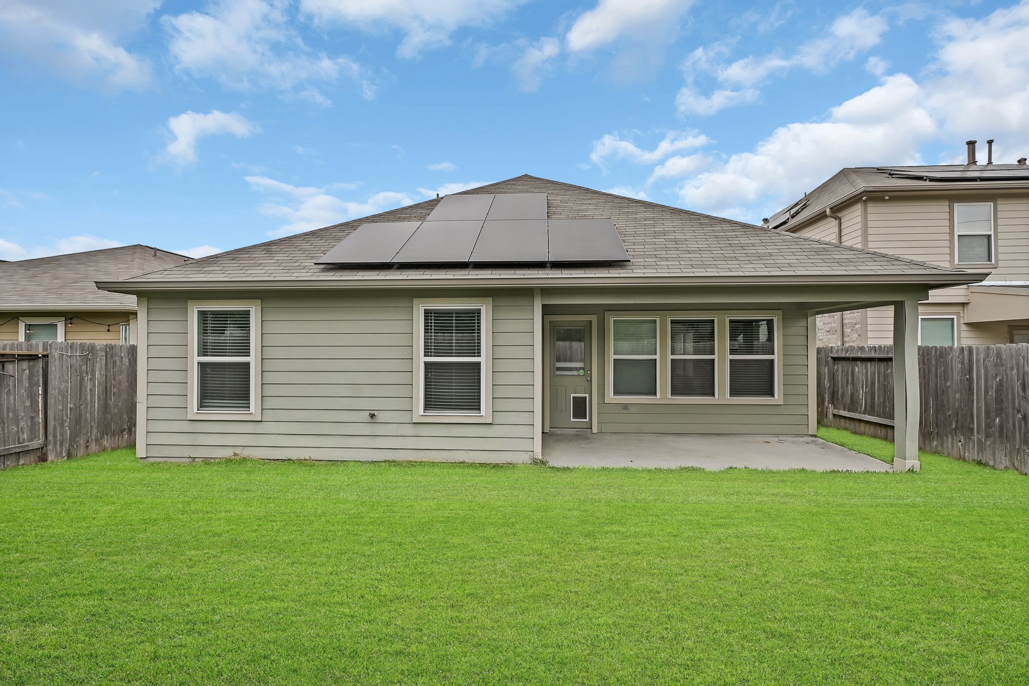 20039 Sunshine Ridge Lane Cypress, TX 77429 - Photo 22 of 22 Plenty of solar panels to reduce your energy bill. More Solars panels on the left side of the roof