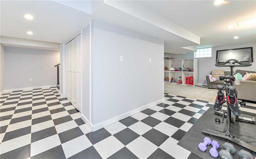 511 Chestnut Road Sewickley, PA 15143 - Photo 18 of 25 a view of a workspace with wooden floor