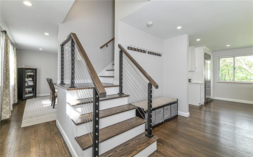 511 Chestnut Road Sewickley, PA 15143 - Photo 8 of 25 a view of an entryway with wooden floor and stairs