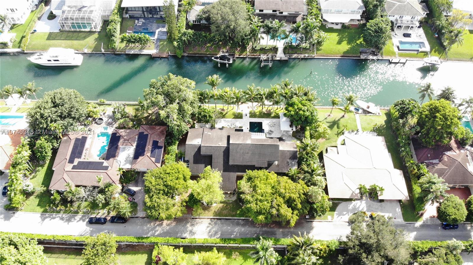 700 Lake Road Miami, FL 33137 - Photo 2 of 10 an aerial view of a house with a lake view