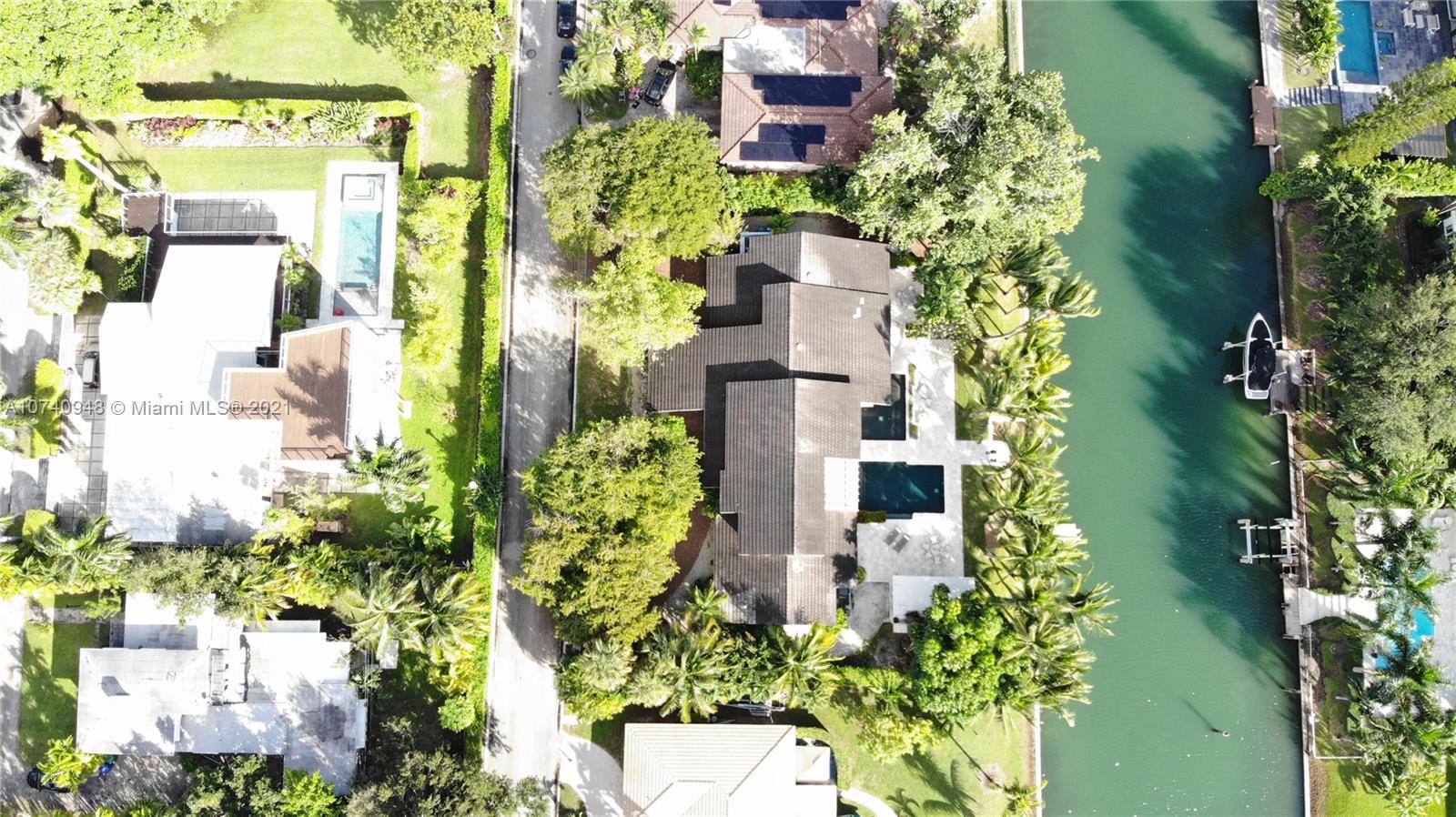 700 Lake Road Miami, FL 33137 - Photo 10 of 10 an aerial view of a residential apartment building with a yard and plants