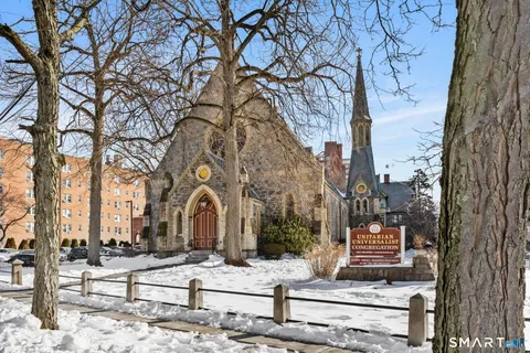 a view of a yard with trees