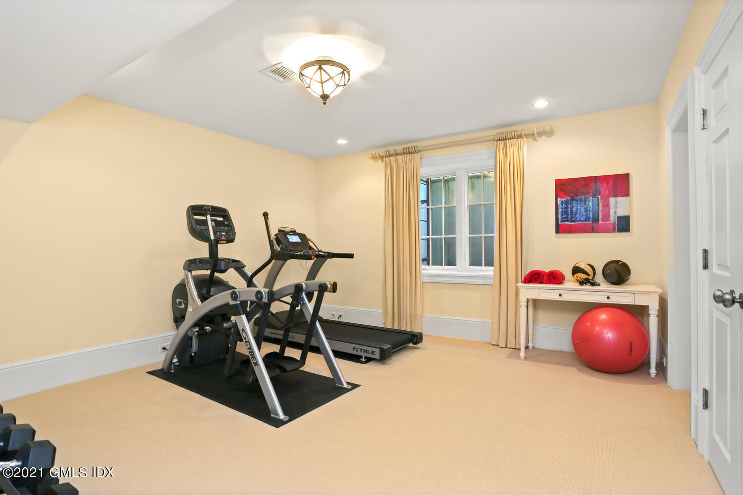 222 Riverside Avenue Riverside, CT 06878 - Photo 46 of 61 a view of a room with gym equipment