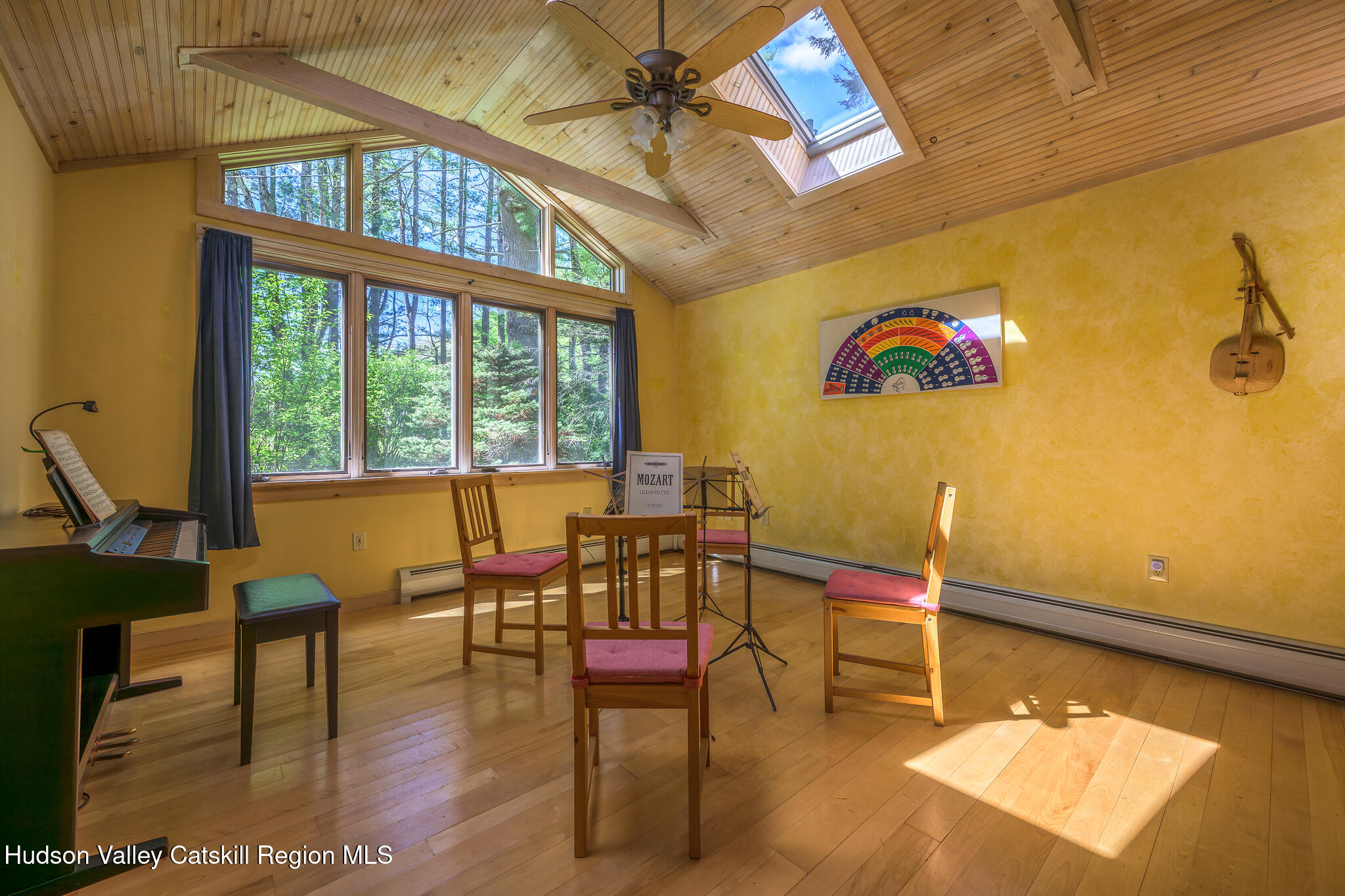 34 Queechy Shore Beach Road Canaan, NY 12029 - Photo 11 of 31 a view of a dining room with furniture one side kitchen view and wooden floor